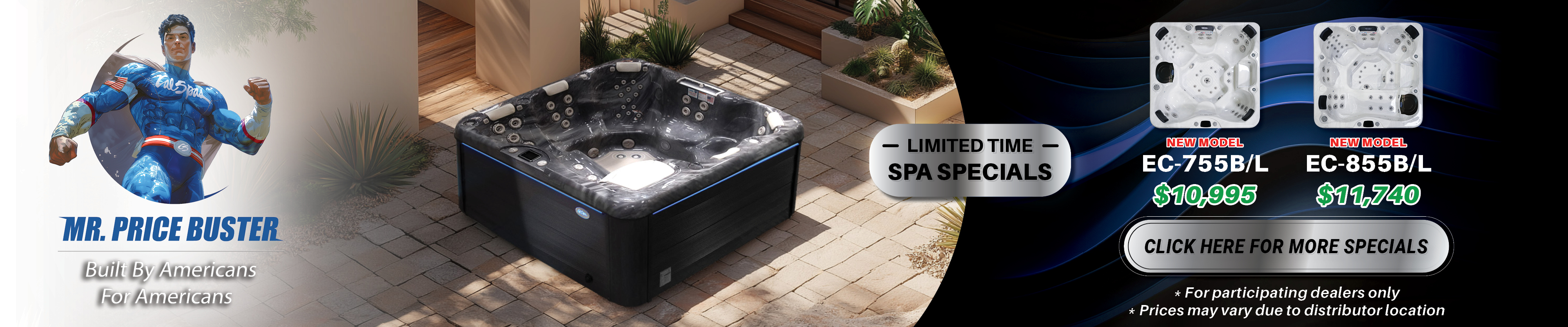 Calspas hot tub being used in a family setting - Florissant